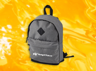 Custom imprinted Backpack for Los Angeles, CA with a local business logo